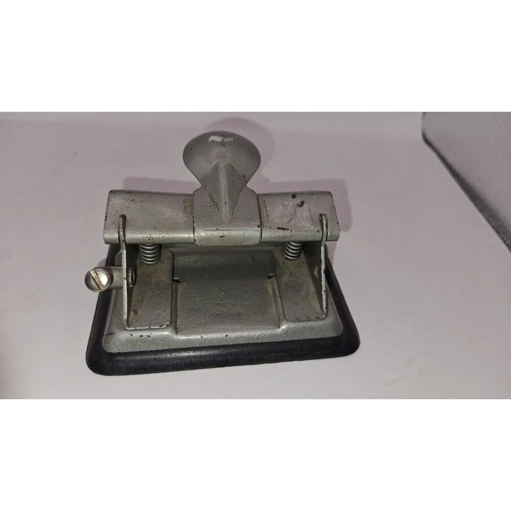 Vtg The Hummer Line Rex Punch #14 Wilson Jones 2 Hole Punch great condition